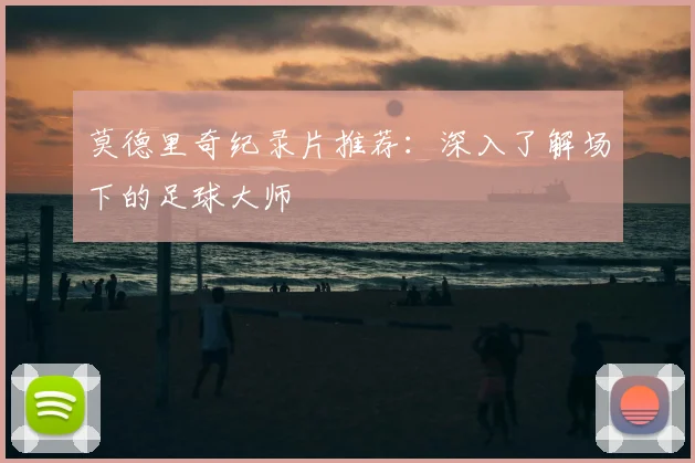 莫德里奇纪录片推荐：深入了解场下的足球大师